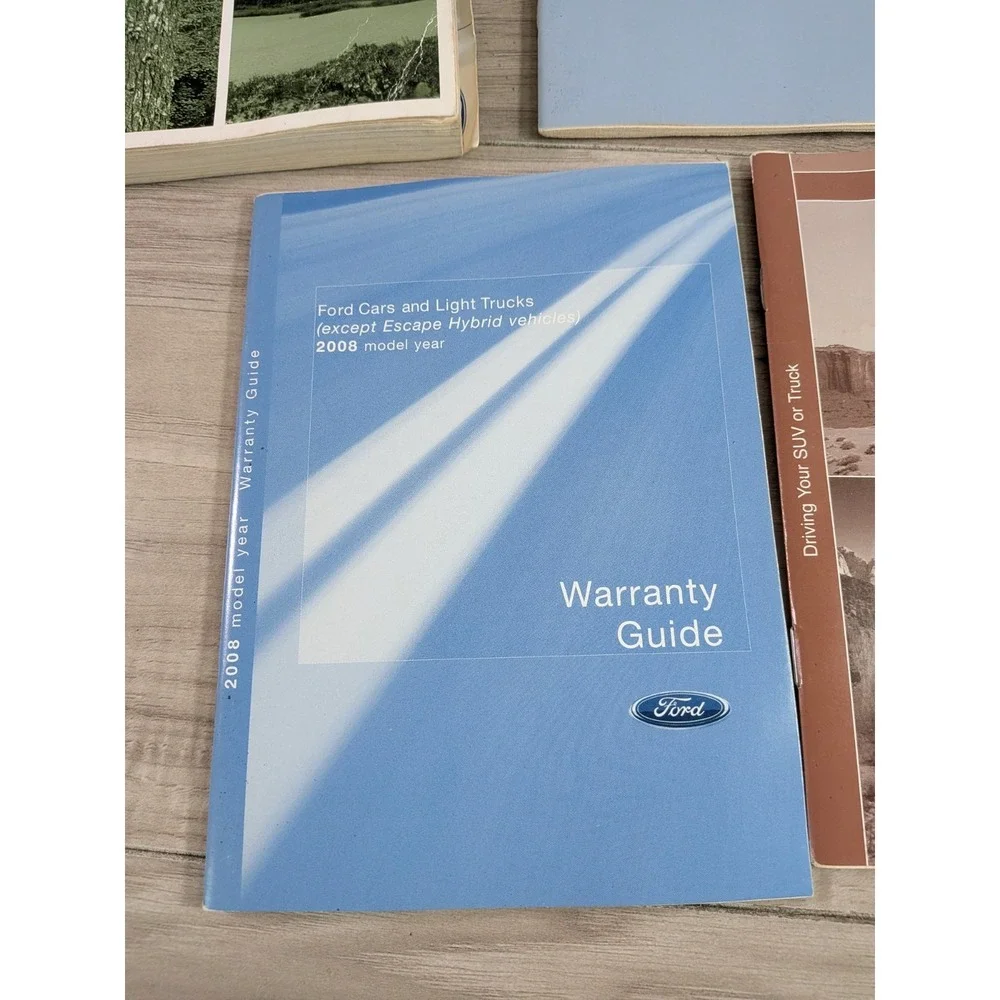 2008 Ford Escape Owners Manual OEM With Black Case